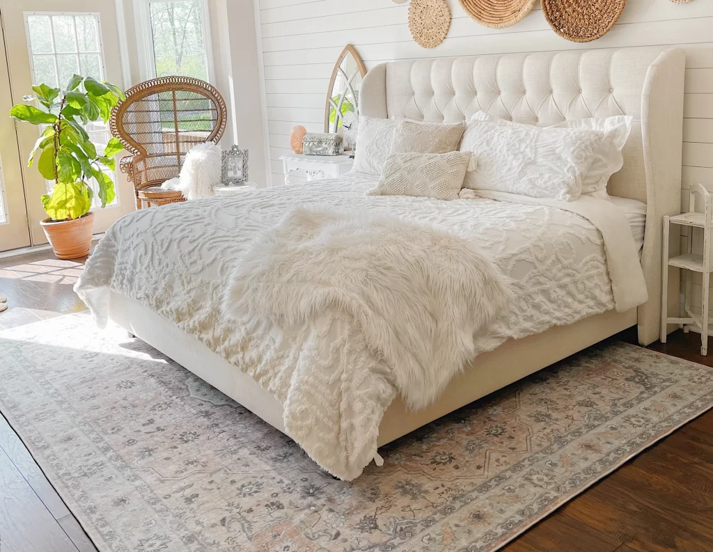 What Size Rug Goes Under A King Bed